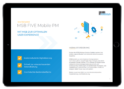 Whitepaper MSB FIVE Mobile PM: Mit MSB zur optimalen User Experience in der SAP-Instandhaltung