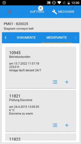 Mobile SAP-Transaktion: Instandhaltung mit MSB FIVE – Auftrag