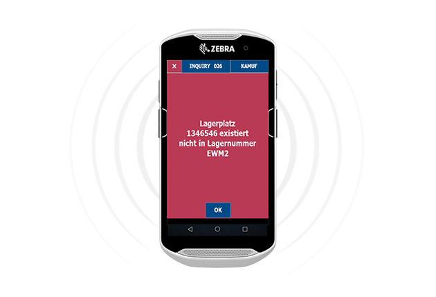 MSB App: Akustische Signale und Fehlermeldungen in der Logistik