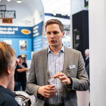 mobisys Vertriebsleiter im Gespräch auf der LoiMAT 2025